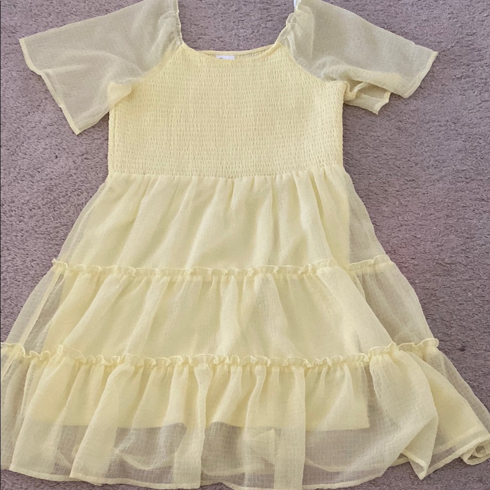 Yellow Kids Teen Dress